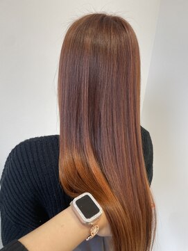 アッシュ 下丸子店(Ash) 派手過ぎないオレンジカラー