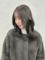 クム 横浜(qumu)&nbsp;【qumu MARIKO】モカグレージュ×くびれミディアム