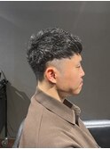 ビジネスツーブロック ベリーショート クロップフェードカット