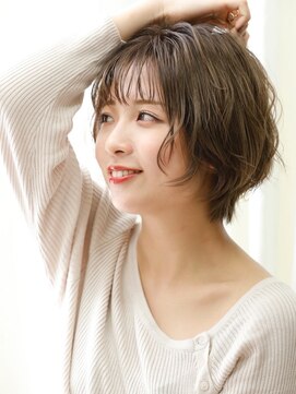 ウィルゴ(VIRGO) 前髪ありトップふんわり若見え30代40代50代ショートヘア(st橋元)