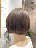《re view MIRU》ショートボブ/オリーブベージュカラー
