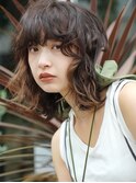 ウルフパーマ/ナチュラルパーマ/ミディアム/西千葉