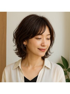 スープレックス ヘアーデザイン(SOUPREX HAIR DESIGN) 朝のスタイリング時間軽減！ミディアムパーマ　20代 30代 40代