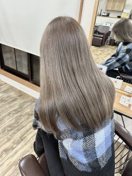 ラウラアンドロー(LAURA&RO) ダブルカラー/ケアブリーチ/インナーカラー/ベージュ【塚口】