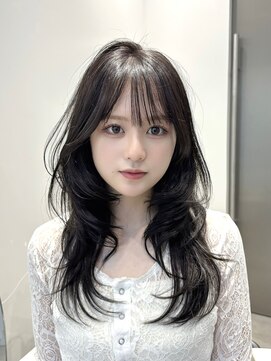 コアレス キョウト(COALESS kyoto) 韓国ヘア/レイヤーカット/顔周り/Instagram @lucxia_tsubasa