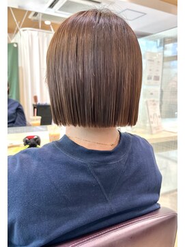 ファースト 仙台店(first) 襟足ギリギリボブ