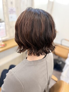 セブンルックス モカ 宇都宮鶴田店(7LOOKS mocha) ナチュラルボブパーマ