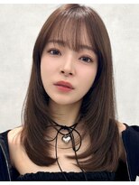 エジョン 三鷹店(Aejon)&nbsp;三鷹レイヤーカット韓国ダブルカラー顔周り前髪カットボブ