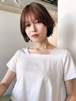 シンス 銀座(since) ミニボブ/小顔ショート/顔周りレイヤー/小顔ヘア/似合わせカット