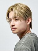 刈り上げセンターパート/波巻きツイストスパイラル/南堀江