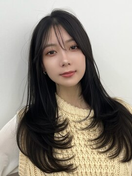 アマトウキョウ アユンチェ(AMA TOKYO×AYUNCHE) 韓国スタイル/ナチュラルくびれへア_くびれ巻き_レイヤーカット