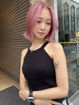 ロックス バイ マグ 松本(rocks BY MAG)&nbsp;ホワイトピンク艶髪ハイトーンブロンド