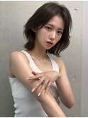 レイヤーカット くびれボブ 韓国ヘアMIKA