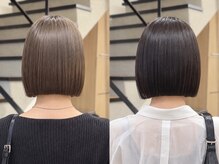 ミリ(mm)の雰囲気（髪質改善ストレートで収まりの良いボブに/仙台/縮毛矯正/ボブ）