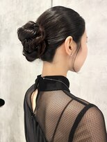 ガーデントウキョウ(GARDEN Tokyo)&nbsp;ヘアアレンジ/ヘアセット/アップヘア/結婚式/韓国風/黒髪/個性的