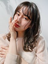シンス 銀座(since)&nbsp;小顔似合わせカット/ミディアムパーマヘア/白髪ぼかし[銀座駅]