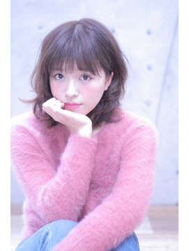 カシュカシュ(cache cache) cache cache★伸ばしかけでも可愛いミディアムヘアー