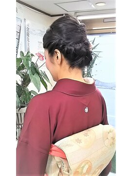 美容室ゆふー 和装アップ