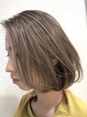 ハイライトカラー×ワンレンボブ[artina町田]