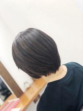 気になる部分 ハチ上 のポイントで縮毛矯正 L 美容室 カノン Kanon のヘアカタログ ホットペッパービューティー