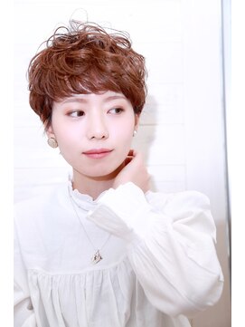 オーシャン(Ocean) [OCEAN Hair&Life藤原 純]ガーリーカールベリーショート☆