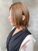 テトヘアー(teto hair)&nbsp;アッシュブラウン、グレージュ、ミルクティベージュ 、外ハネ