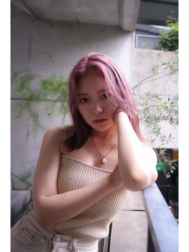 パール(PEAR+L) 【透け感と淡さ】Flamingo color