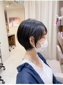 【絶壁解消】丸みショートボブ