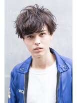 ケアリー 浦和美園(Carelly)&nbsp;ツイストパーマ七三オールバックマッシュウルフスリークショート