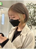 ほんのりイエロー×ミルクティーベージュ