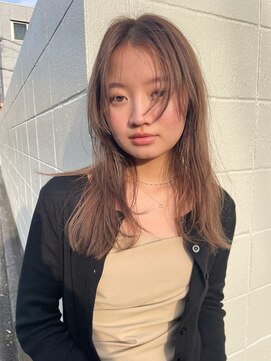 ジョリ(joli) フェイスレイヤー/前髪カット/黒髪/ブラック/ベージュ/眉毛