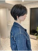 ショートボブ/簡単スタイリング/丸みショート/可愛い/20代30代