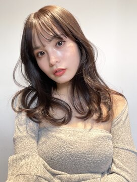 サイン 渋谷(SIGN) ザクザクレイヤーカット巻き方簡単ミディアムロング韓国表参道