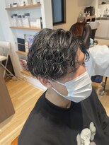 メゾンフォーユー 宇都宮店(maison4u)&nbsp;波巻き風ツイストスパイラルパーマ