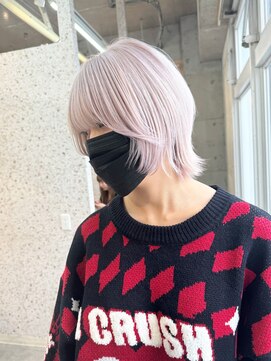 ラニヘアサロン(lani hair salon) ホワイトカラー/ブロンドカラー/ハイトーン/ケアブリーチ/ウルフ