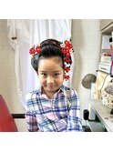 新日本髪　7歳