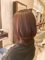 ヘアメイク アリエス 岩切店(HAIR MAKE aries) くびレイヤー 透明感カラー 仙台 レイヤーカット 20代 30代 40代
