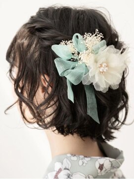 バサラ 新宿駅前店(VASARA) ショートハーフアップ