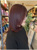 ボルドーカラー/半田/知多/半田美容室/知多美容室