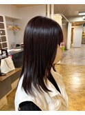 大人可愛い20代30代40代カラー/ミディアム/宮崎