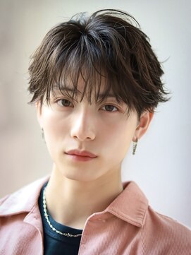 オーシャントーキョー サニー 原宿(OCEAN TOKYO Sunny) シースルーマッシュフェザーパーマニュアンスパーマ韓国マッシュ