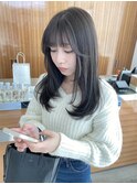 透明感グレージュカラー