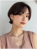 髪質改善　脱白髪染め　ボブ　市川