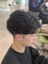 フェザーショート/フェザーパーマ/ラウンドマッシュ/ショート