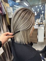 ラフ 難波店(LAFF)&nbsp;バレイヤージュ/シャドウルーツ/ハイライト/レイヤーカット
