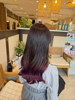コスタエストオブリシェール(COSTA EST of RICHAIR)&nbsp;パープル色のグラデーションカラー