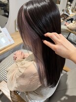 パプス ド コワフュール 川西能勢口店(Pap's de coiffeur) フェイスフレーミング×ピンクラベンダー