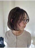 【RIE】顔まわりレイヤーボブ