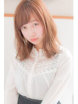 オアグッド(or good) ラフフェミ長め切りっぱなしフレンチボブデザインカラー