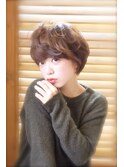 ベージュショート